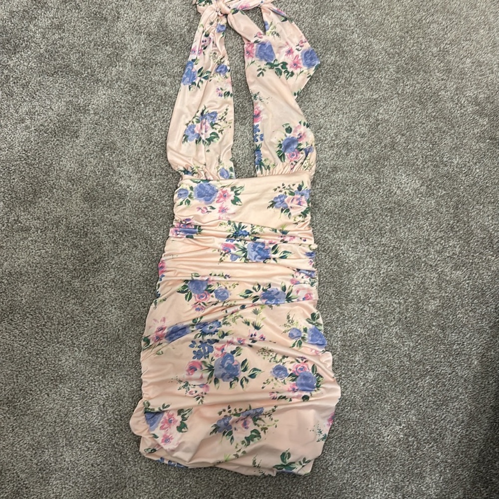 Zara Floral Printed Mini Dress - Picture 4 of 6